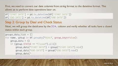 How to Calculate Business Days Duration in a Deal Using Pandas