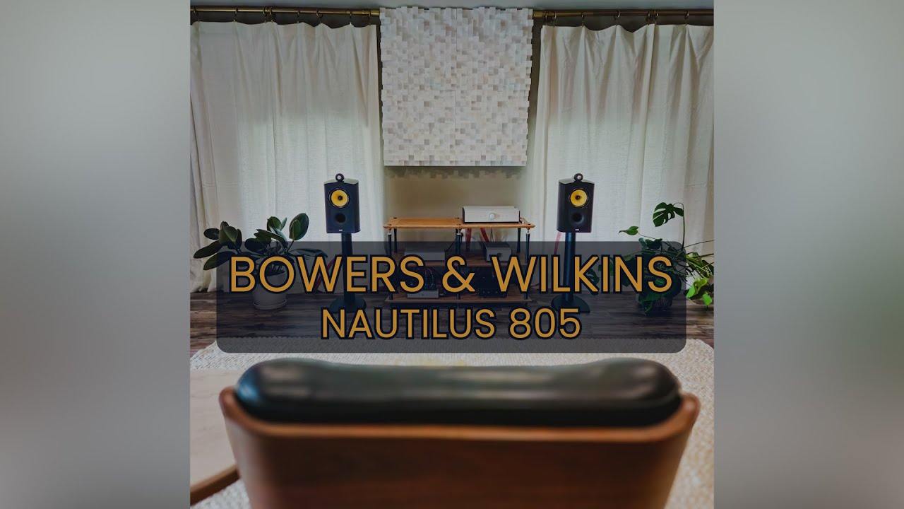 B&W Nautilus 805 Bookshelf Speakers - YouTube