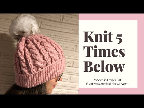 Knit 5 Times Below for Emily's Hat Pattern