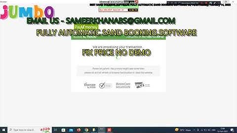 SSMMS SAND BOOKING SOFTWARE AVILABLE HERE SAND BOOKING SOFTWARE