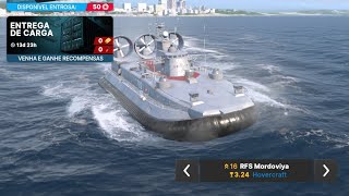 BATALHANDO COM RFS MORDOVIYA 782_ HOVERCRAFT / WARSHIPS MÓBILE 2: LUTA NAVAL  screenshot 3