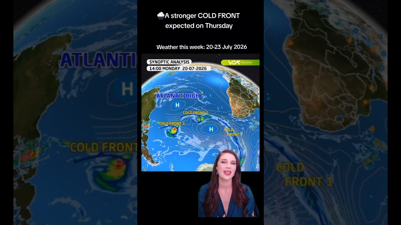 Vox Weather Update| 20-23 July 2026 #ColdFront #SouthAfricaWeather #WeatherUpdate #SnowForecast