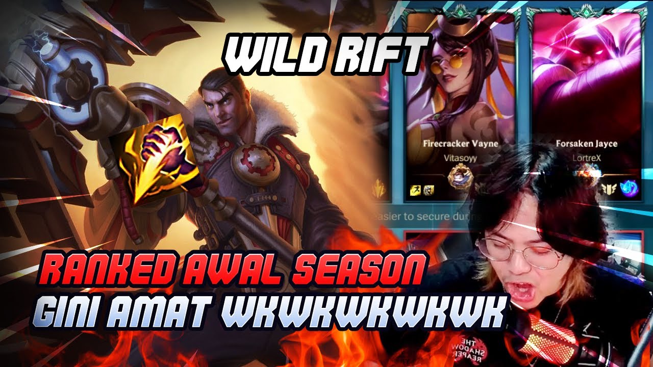 Keluh Resah Ranked Wild Rift Awal Season 8, Jayce Support Bawa Smite ...