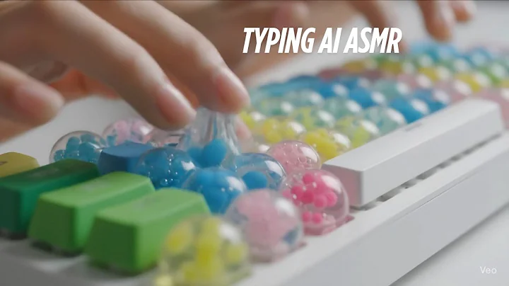Super satisfying ai typing on unique keyboards #ai #asmr #keyboard #satisfying