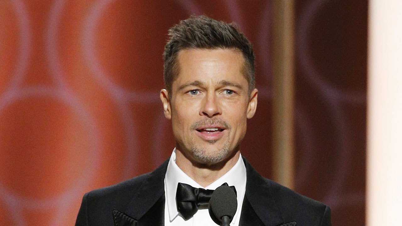 Brad Pitt Makes Surprise Appearance At Golden Globes Gets Standing Ovation  - Youtube