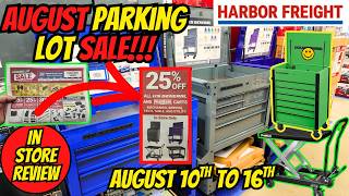 25% Off U.S. General Carts! Harbor Freight Parking Lot Sale August 2026