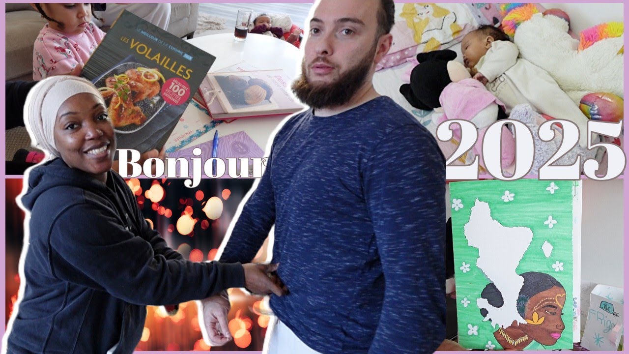 ✨ Nos OBJECTIFS 2025 🎆 Organisation & Motivation EXTRÊME 💪🏾 Idées REPAS de la SEMAINE 📅