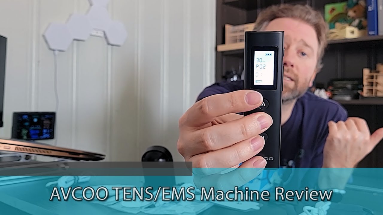 BEST SMALL TENS / EMS MACHINE - Review of Compact Avcoo Muscle Stimulator