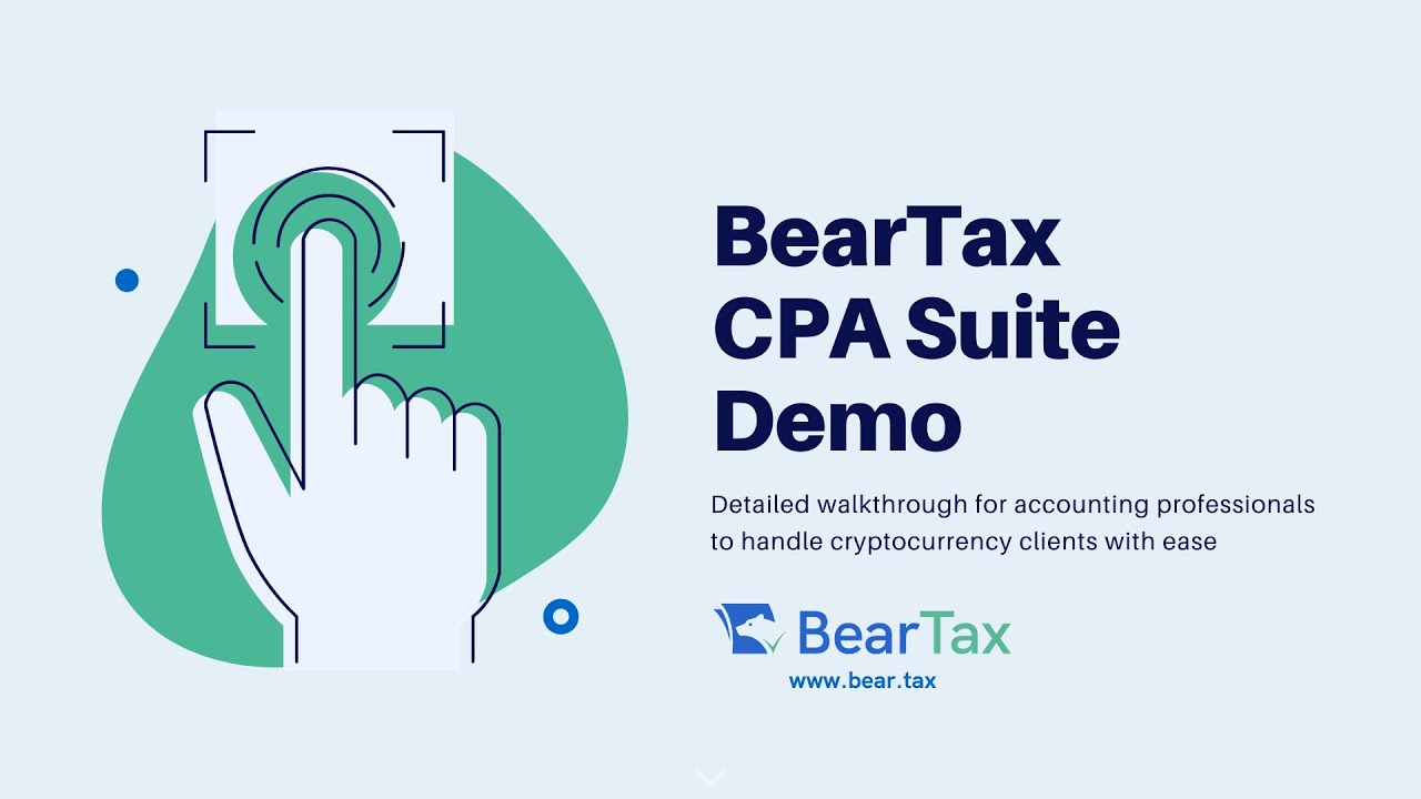 BearTax CPA Cryptocurrency Tax Suite [Demo]