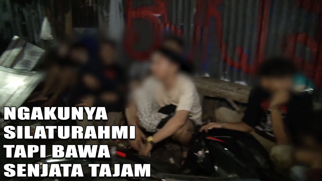 Ngakunya Nongkrong Dan Silaturahmi Tapi Membawa Senjata Tajam Panjang - 86