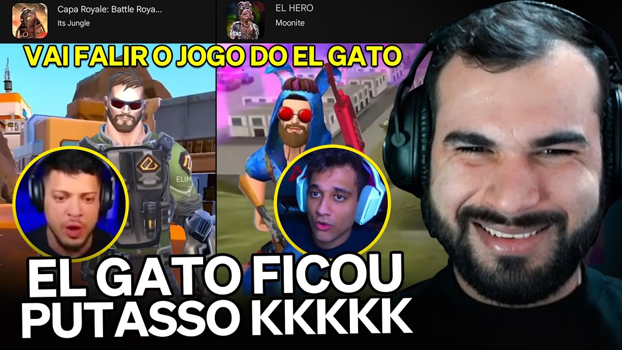 CEROL É ACUSADO DE COPIAR O JOGO DO EL GATO E FAZER MELHOR (FIM DO EL HERO) | Cortes do Francisco