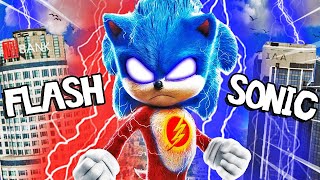 SONIC And FLASH Become ONE In GTA 5 (Super Speed)