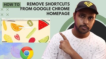 Chrome homepage hide shortcuts | how to remove shortcuts from google chrome homepage