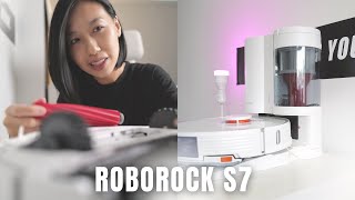 Robot Vacuum Roborock S7+ with SELF EMPTY and VIBRARISE Mop