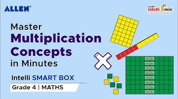 ALLEN Intelli SMART Box| Concept of Multiplication for kids| Maths Activity Kit for Grade 4