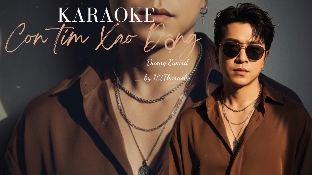 KARAOKE | Con Tim Xao Động - Dương Edward | Beat Tone Nam 