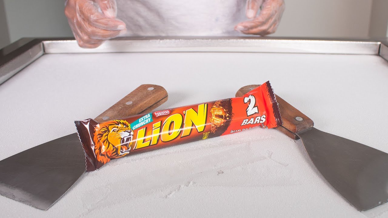 NESTLE LION ICE CREAM ROLLS - SATISFYING ASMR