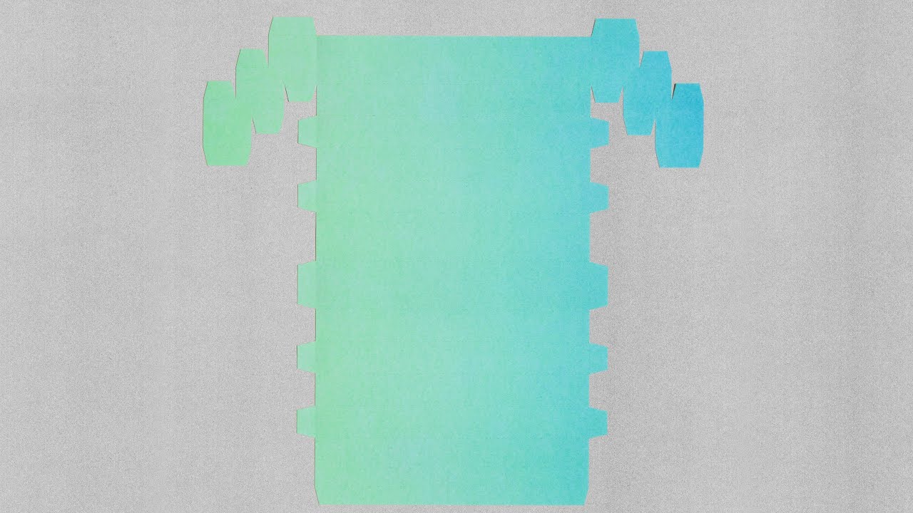 展開図から箱を組み立てる