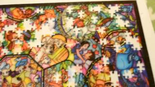 ピースが透明！ディズニー ステンドアートジグソーパズル　Disney Stained Art 1000 piece puzzle