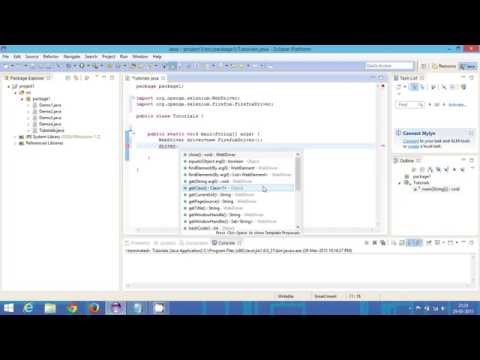 selenium tutorial for beginner | Selenium Script to open a webpage