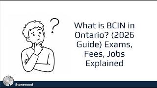 What is BCIN in Ontario? (2026 Guide) | Exams, Fees, Jobs Explained