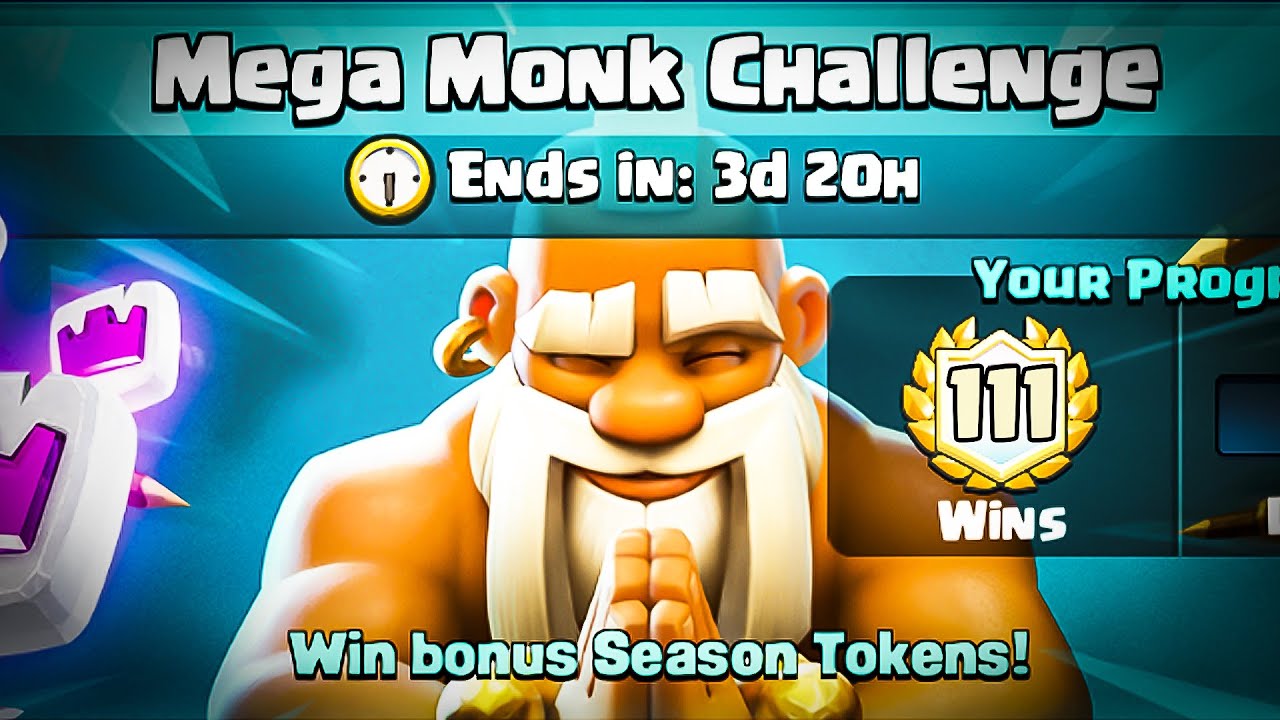 Clash Royale Mega Monk Challenge best decks guide