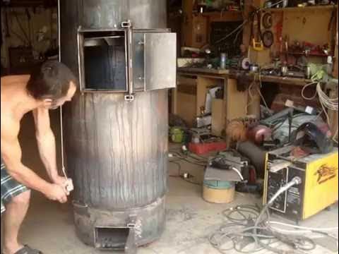 Котлы самоделка Котёл длительного горения типа стропува) своими руками! - YouTube