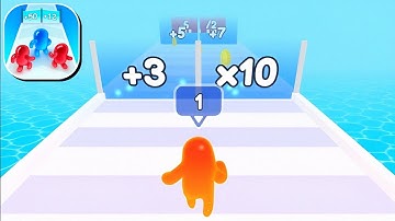 Join Blob Clash 3D – Max All Levels Gameplay (iOS, Android)