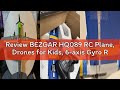 Review BEZGAR HQ089 RC Plane, Drones for Kids, 6-axis Gyro Remote Control Airplane, RC Helicopter, E