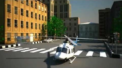 3Ds Max Animation Helicopter