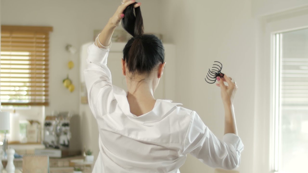 Schnelle und elegante Frisuren mit einer Haarklammer