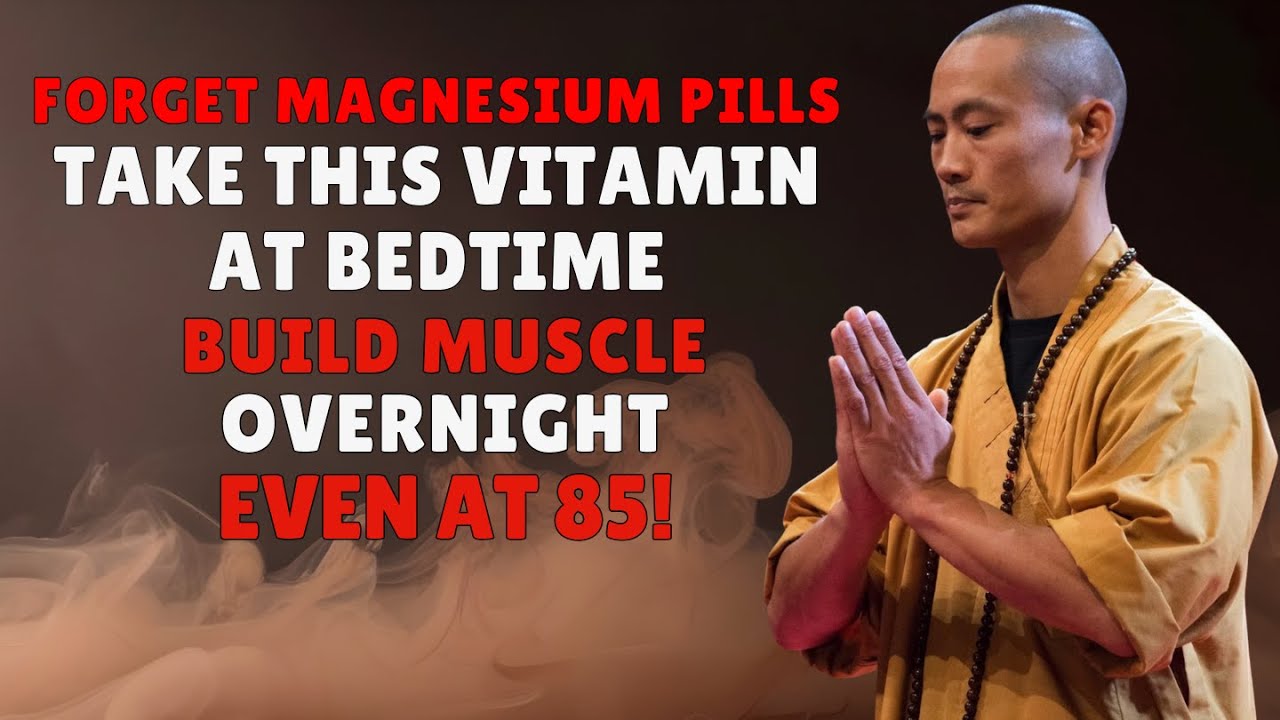 Forget Magnesium Supplements! Take These 2 Vitamins at Night to Rebuild Muscle Overnight