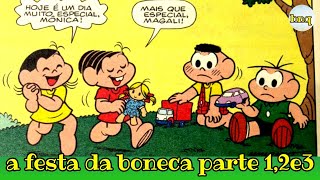 Mônica-A festa da boneca da MÔNICA-hnquadrinhos