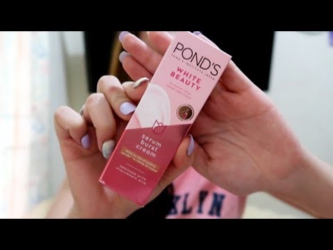 REVIEW PONDS WHITE BEAUTY SERUM BURST CREAM. 