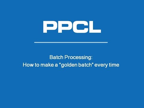 Batch Processing: how to make a 