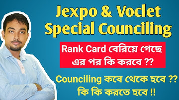 Jexpo & Voclet Special Counciling Full Update || Choice Filling And Admission Process ||
