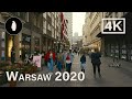 【4K】Walk in Warsaw - Nowy Swiat and Chmielna Street | Warszawa Spacer | ASMR Street Sound