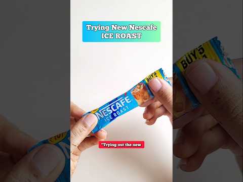 Trying New Ice Roast Nescafe Coffee Viral Review