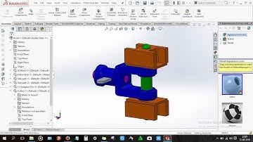 How to design Steam Engine cross Head in Solidworks
