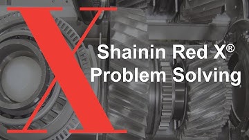 Shainin Red X® Problem Solving | Shainin - The Red X® Company