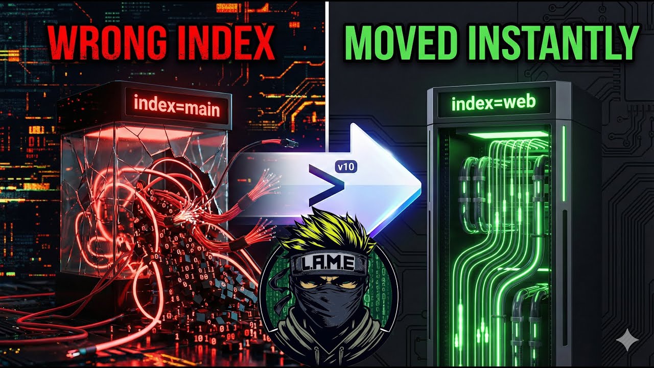 Splunk 10: Как перемещать данные между индексами (наконец-то!)