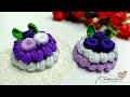 Watch It Now Easy Crochet Food Amigurumi Super Easy Crochet Blueberry Cake Tutorial