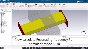 Rectangular Waveguide from CST  (especially for LAB)