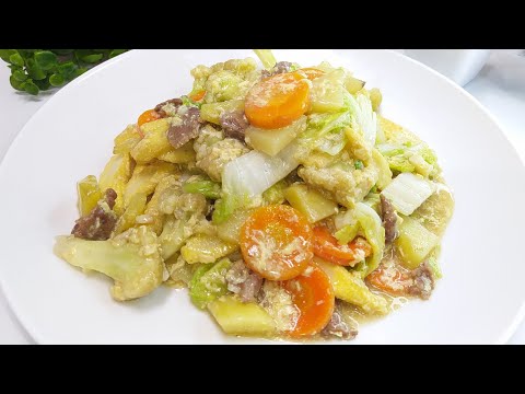 Resep Capcay Daging Giling