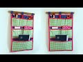 Useful DIY Wall Organizer from Waste Clothes @Sonali's Creations