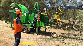Remote Control Tree Removal - Merlo Roto by Tree Care Machinery - Bandit, Hansa, Cast Loaders 284 views 6 months ago 1 minute, 12 seconds