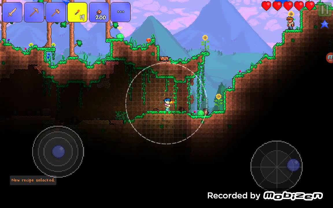 Terraria Samsung galaxy tablet part 2! YouTube