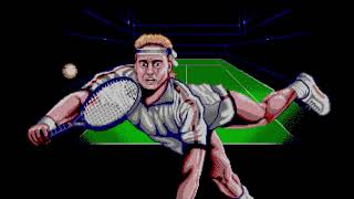 3D World Tennis (I Play: 3D Tennis) (MS-DOS, 1992) - gameplay screenshot 1
