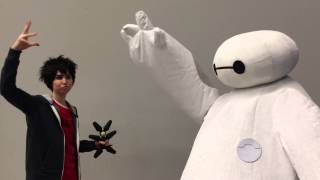 Hiro And Baymax Cosplay Fistbump