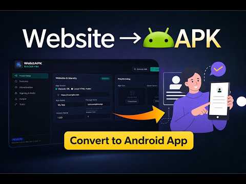 How to Convert Any Website into an Android App (Web to APK Builder Pro Tutorial)